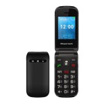 POWERTECH κινητό τηλέφωνο Milly Flip V2, 2.4", dual SIM, πλήκτρο SOS, μαύρο - Image 4