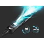 SILICON POWER θήκη για M.2 PCIe NVMe/SATA SSD PD60, tool free, 10Gbps, μαύρη - Image 2