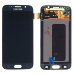 Original Οθόνη Samsung Galaxy S6 SM-G920F AMOLED & Touch Μαύρη GH97-17260A Service Pack