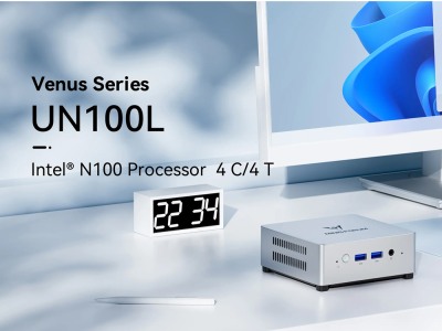 MINISFORUM mini PC UN100L, Intel CPU N100, 16/512GB SSD, Windows 11 Pro - Image 2