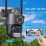 Κάμερα Ασφαλείας Εξωτερικού Χώρου 6K 12MP WiFi IP66 - Image 2