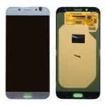 Original Οθόνη Samsung Galaxy J7 (2017) SM-J730F AMOLED & Touch Ασημί GH97-20736B / GH97-20801B Service Pack