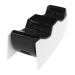 Roar Βάση Φόρτισης Gamepad για 2x PS5 DualSense Λευκό/Μαύρο(RR-0020) - Image 4