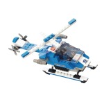 SLUBAN POLICE HELICOPTER BUILDING BRICKS KIT M38-B0185 - Image 3