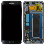 Samsung Galaxy S7 Edge (SM-G935F / G935FD) Οθόνη Super AMOLED με Touch Screen & Frame – Μαύρη (Original GH97-18533A)