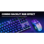 Marvo CM373 Σετ Gaming Μηχανικό Πληκτρολόγιο Tenkeyless με Custom Red διακόπτες και RGB φωτισμό & Ποντίκι - Image 3