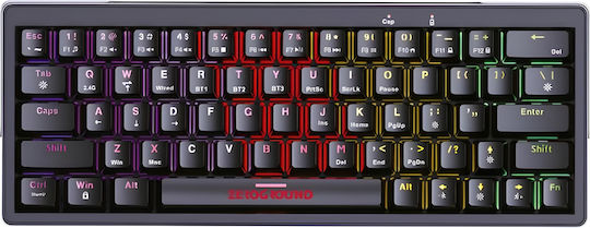 Zeroground KB-3700G SATOMI v2.0 Gaming Μηχανικό Πληκτρολόγιο με Outemu Red διακόπτες και RGB φωτισμό - Image 2