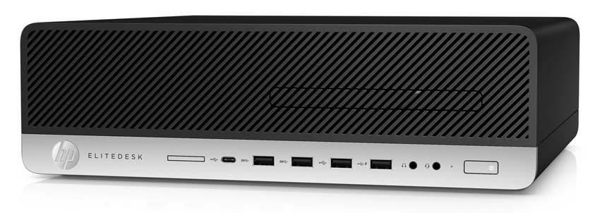 PC-3330-SQR HP PC EliteDesk 800 G4 SFF, Refurbished Grade A Repainted, i5-8500, 16/240GB M.2, FreeDOS - Image 1