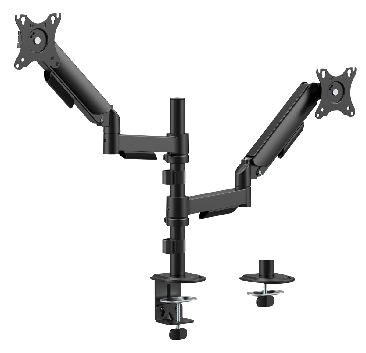 PT-1628 POWERTECH βάση γραφείου για 2x οθόνες PT-1628, 17-32", έως 9kg - Image 1
